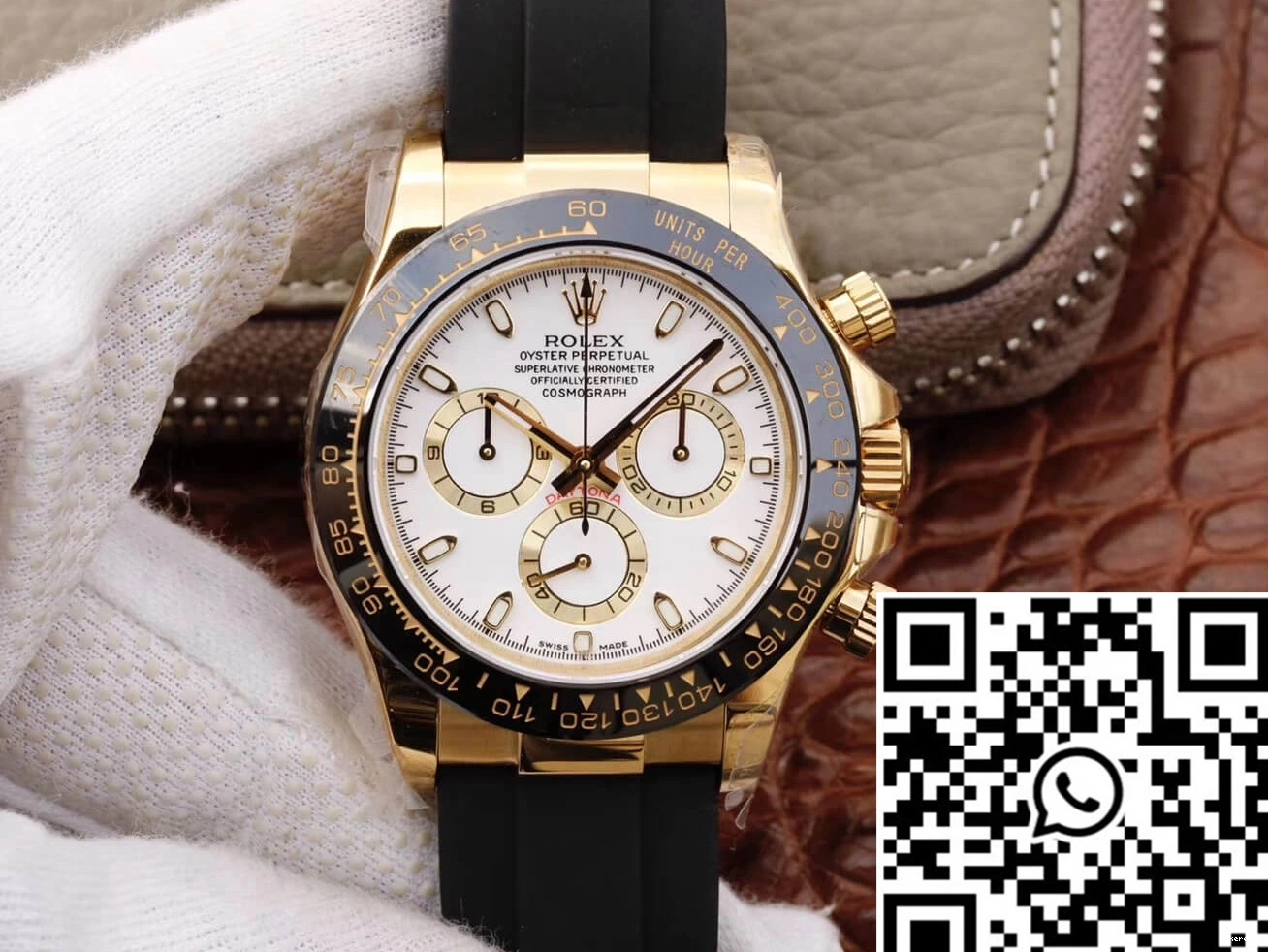 Daytona M116518ln-0041 JH White Dial Rolex Cosmograph Factory 0214